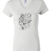 Women's Short Sleeve V-Neck T-Shirt Thumbnail